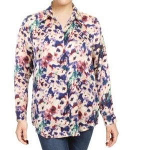 Lauren Ralph Lauren floral longsleeve button up XL